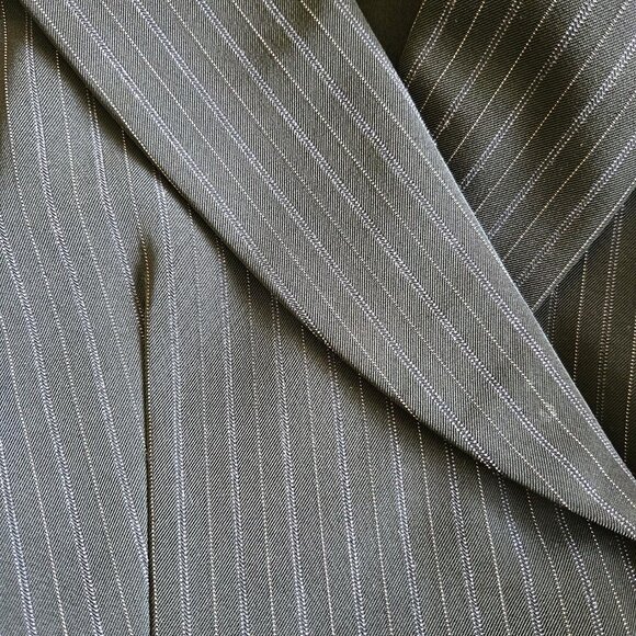 Tahari Women's Blazer, Black Pinstripe - Picture 5 of 7